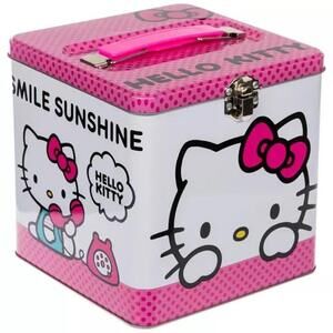 Hello Kitty Cube Metal Lunch Box (Brand New)